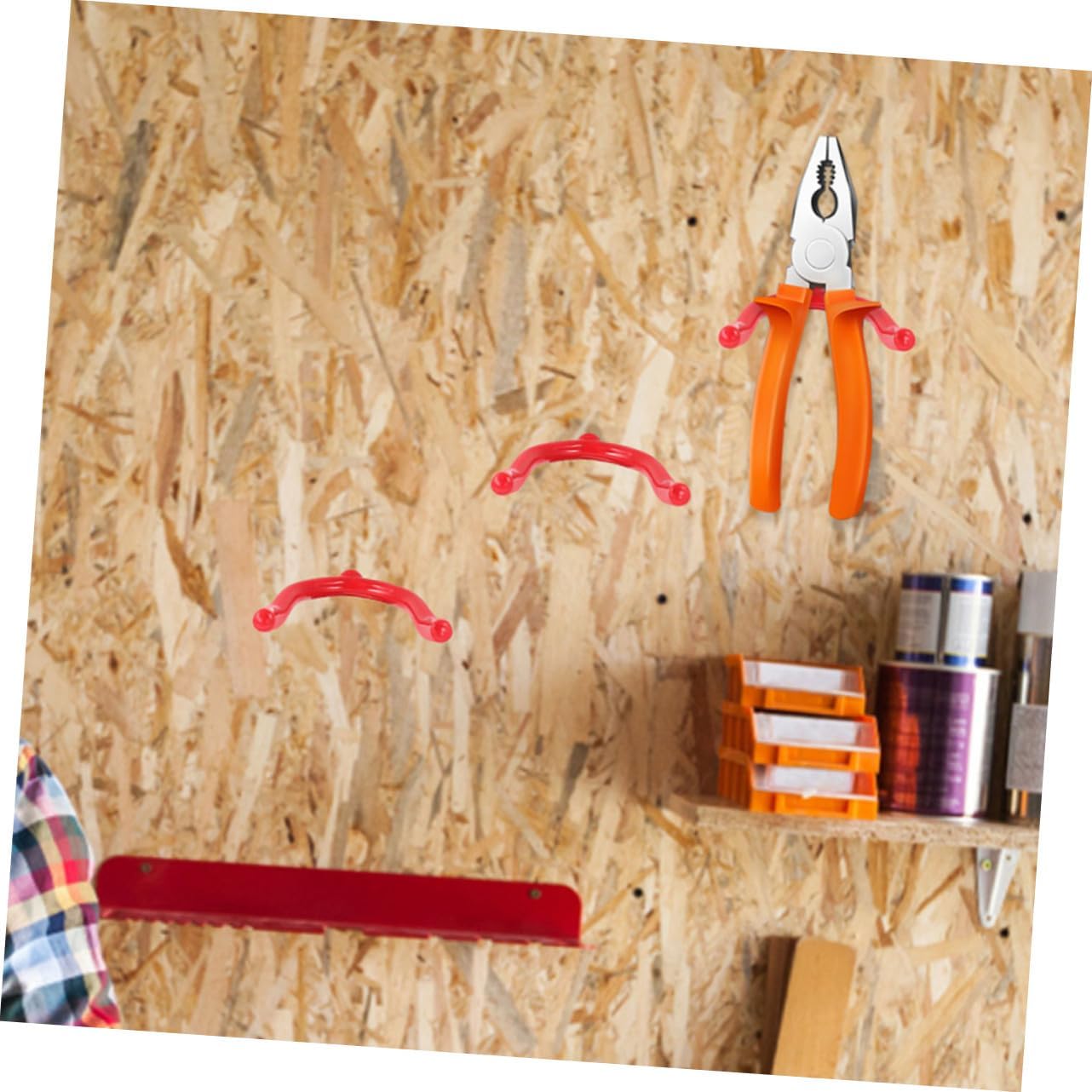  STOBAZA 12 Pièces Crochets De Garage à Visser Organisateur De Outils De Jardin Support Mural Pour Outils Rangement De Garage Crochets De Suspension Pour Muraux Pour