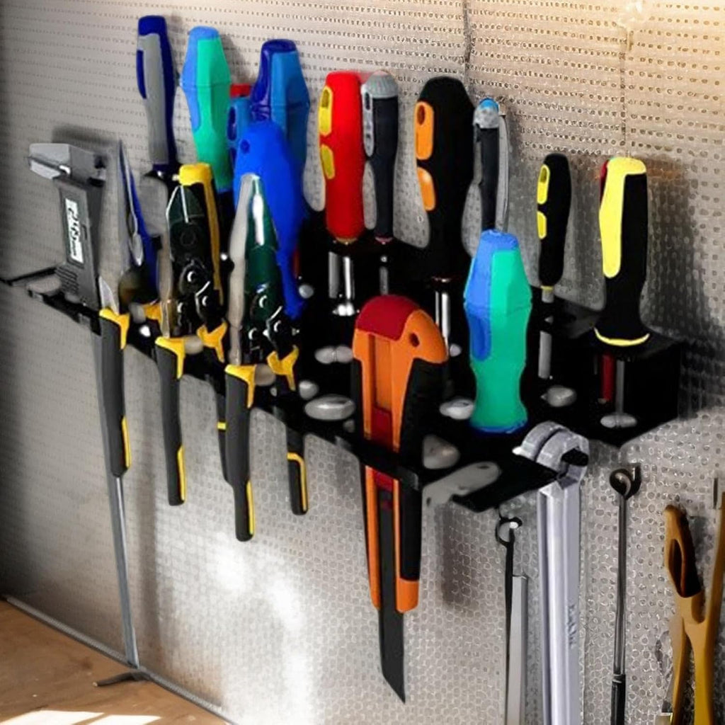 Genérico Screwdriver Holder Organizer, Metal Tool Organizer, Wrench Storage Rack, Plier Tool Organizer, Screwdriver Rack Organizer, Polyvalent Tool Storage, Rack, Plier Storage Organizer, Wrench Ho