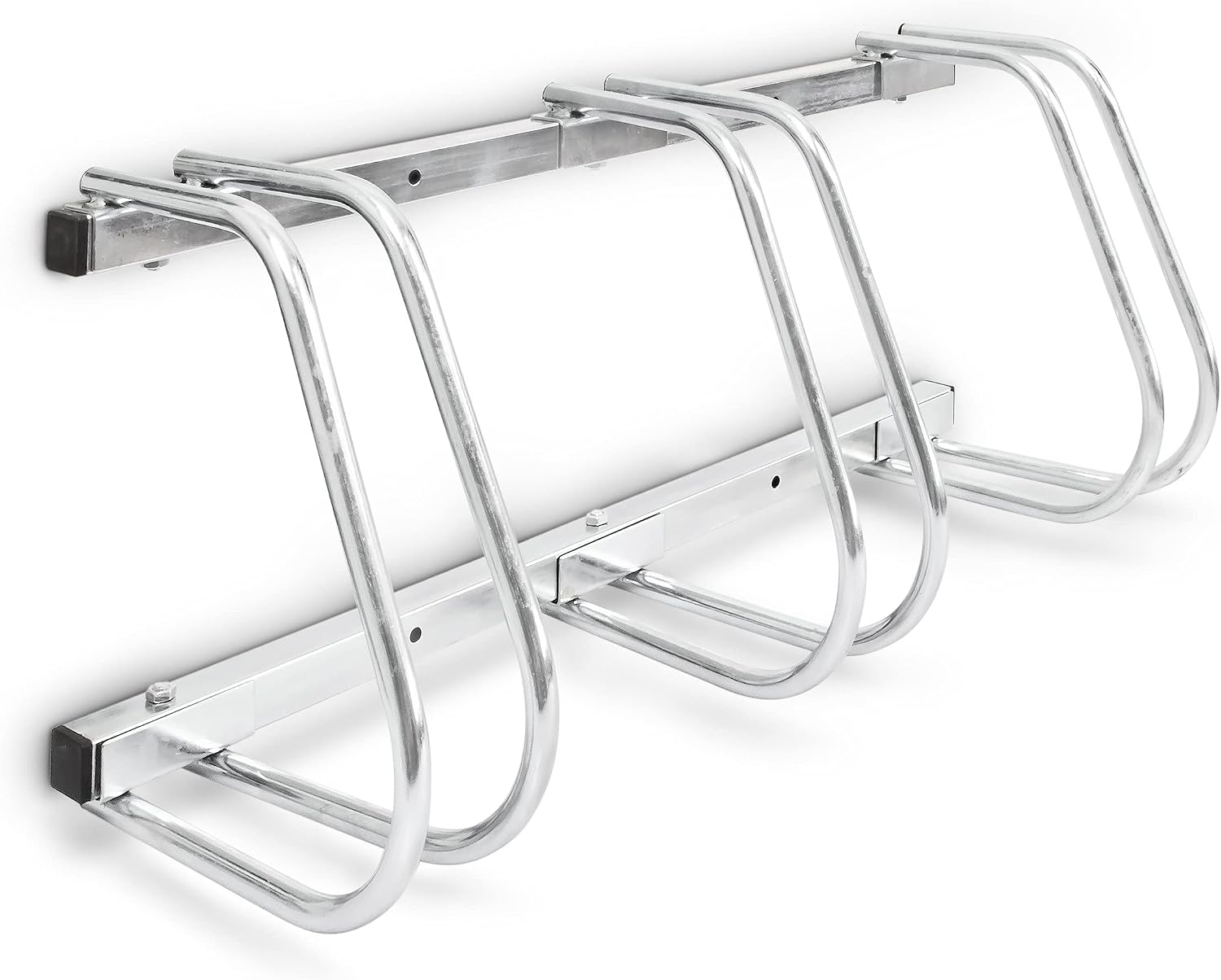  Relaxdays Râtelier Pour 3 Vélos Argent