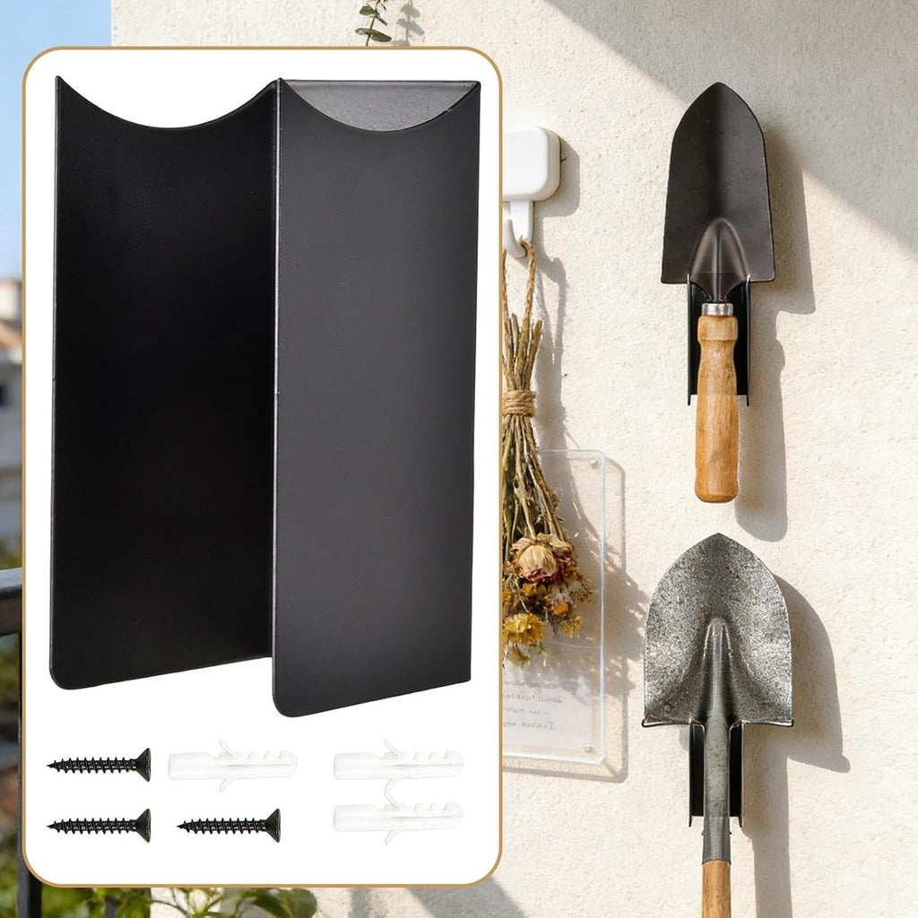  Organisateur D'outils De Garage Mural | Lot De 2 Supports En Acier Antidérapants | Rangement Pour Tondeuse à Gazon,Pour Sous-sol, Maison, Magasin De Bricolage, Remise, Jardin, Pelouse, Camping-car, Sp