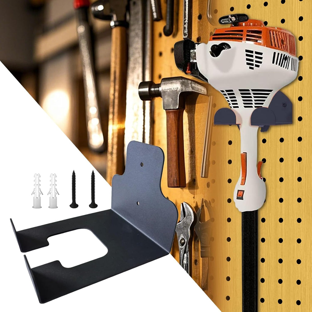  Générique Rack Weedeater, Organisateur D'outils De Jardin | Support Mural Du Support D'outil,Rack à Outils électriques De Jardin