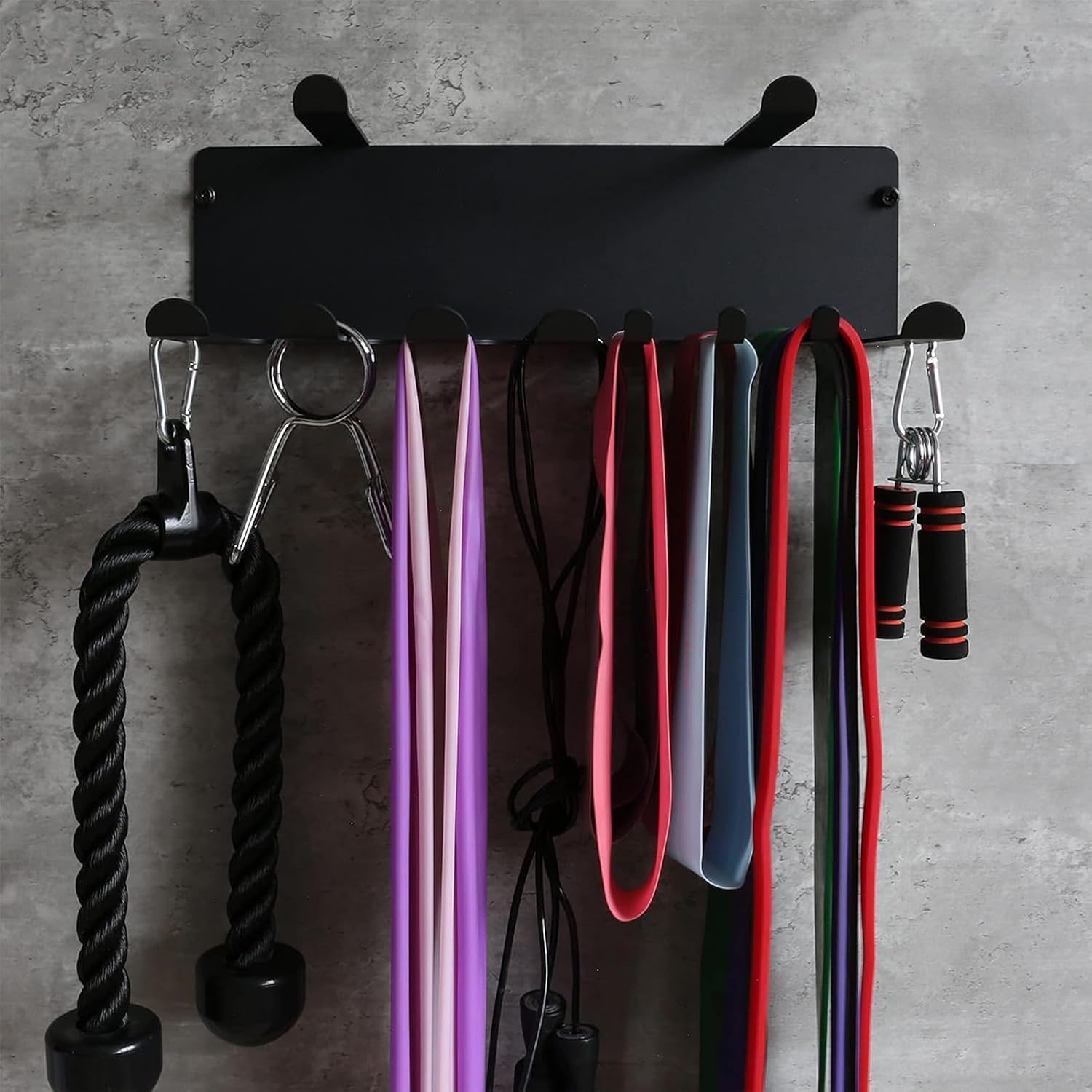  Porte-Accessoires De Fitness,Rangement Pour Équipement D'Entraînement | Support Mural Robust Étagères Gain De Place Pour Salle D'Entraînement Maison Fitness Yoga Garage