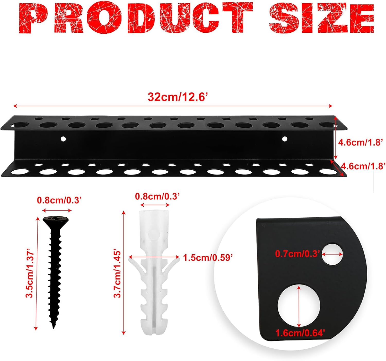  Supports à Outils Pour Murs De Garage, Organiseur De Tournevis - Porte-tournevis Robuste,Organisateur De Rangement, Support De Tournevis, Support De Pinces à Outils, Porte-outils Pour