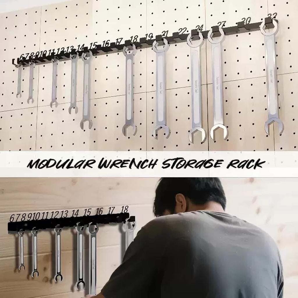  Support De Clé Pour 20 Clés, Organisateur De Clé Mural, Organisateur En Fer Pour Le Stockage Des Outils, Convient à 6mm à 32mm Stockage