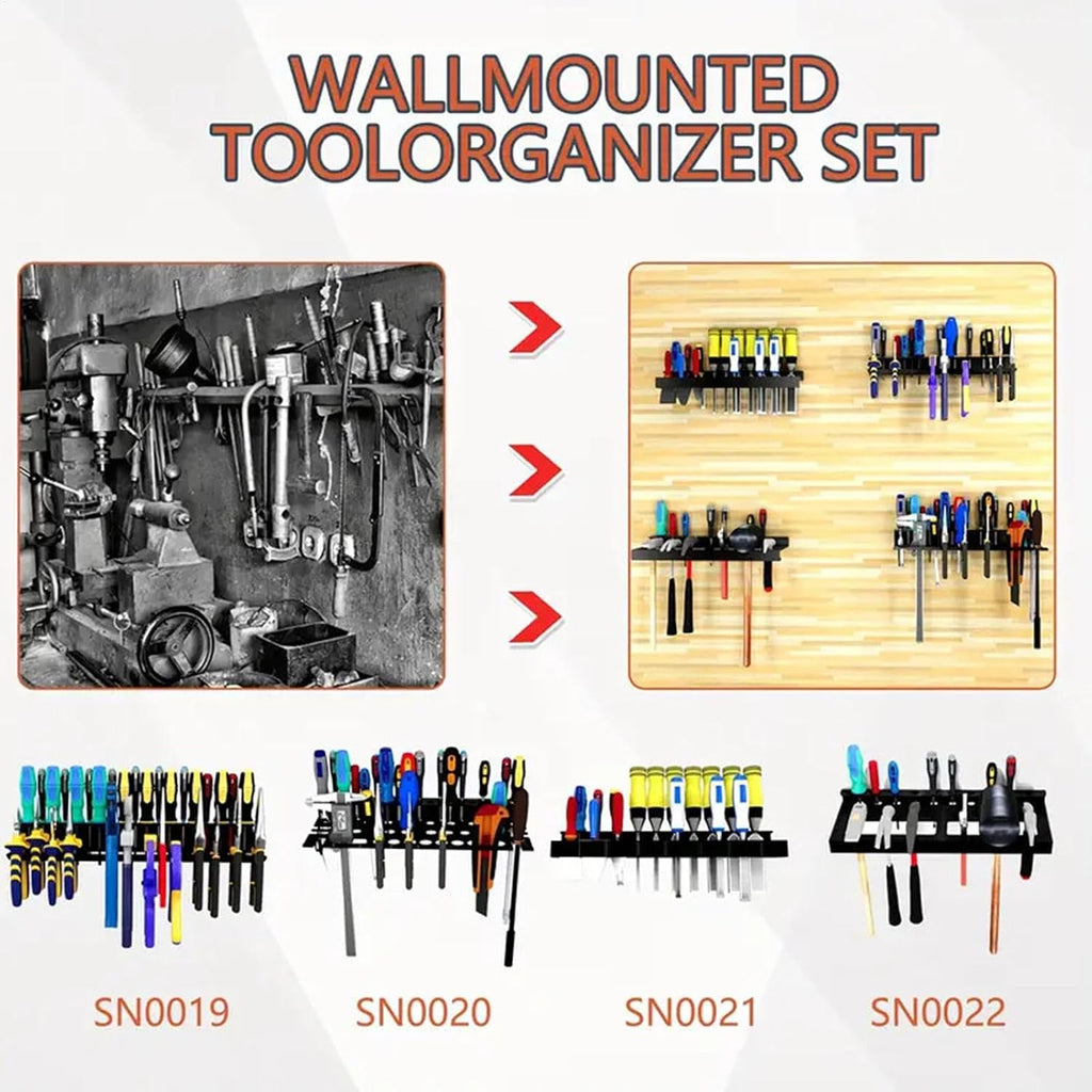 Genérico Screwdriver Holder Organizer, Metal Tool Organizer, Wrench Storage Rack, Plier Tool Organizer, Screwdriver Rack Organizer, Polyvalent Tool Storage, Rack, Plier Storage Organizer, Wrench Ho