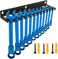  Générique Support Pour Clés,Support Mural En Fer Avec 12 Emplacements De Grande Capacité | Mural Pour Clés - Pour Tournevis Hexagonaux Cliquet Cutter Ciseaux Maison Garage Atelier Espace Travail Coin