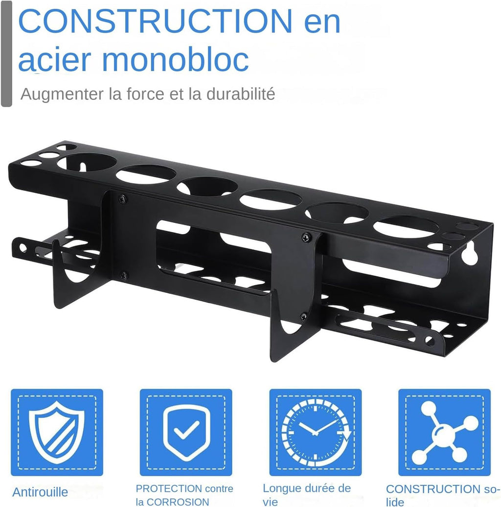  Organisateur Mural Pour Adhésifs En Tube | Support Mural Robuste Pour Tubes De Calfeutrant,Organisation De Mastic Pour Professionnels Du Bâtiment Rénovateurs Bricoleurs Personnel De Maintenance