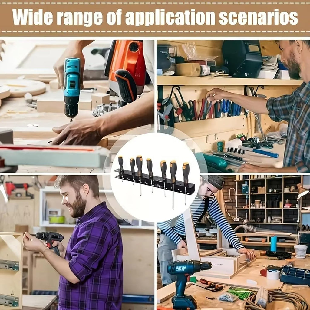  Durabilité - Organiseur Mural En Fer Pour Outils - Pour La Maison Et Le Garage - Configurations Modulaires Faciles Pour Personnaliser Le Rangement