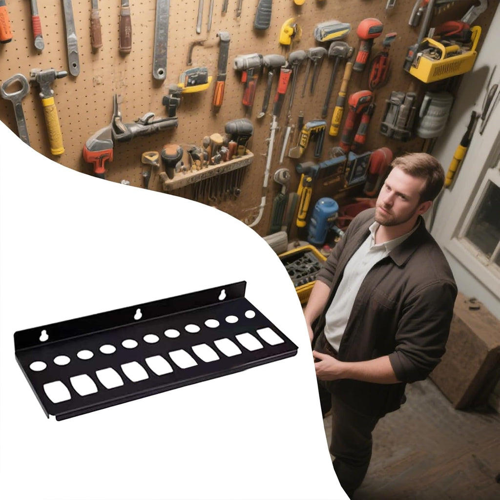 GENERIC Organiseur De Pinces | Support Mural Robuste Pour Pinces à Molette, Clé, Tournevis, Ciseau, Outil De Levier Pour Atelier, Bureau, étagère, Banc, Tiroir