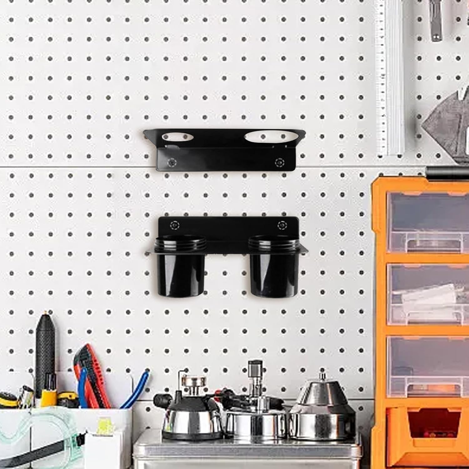  Porte-entonnoir à Huile | Support Mural Pour Fluide – Organiseur Mural Pour Camping, Abri De Jardin, Remorque, Maison, Cuisine, Salle De Pause, Garage