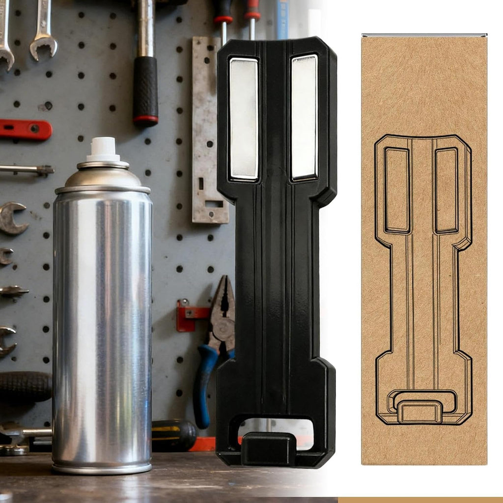 Genérico Porte-bombes De Pulvérisation Magnétique, Stockage Portable Pour Charges , Support Mural Pour Porte-bouteille De Pulvérisation, Accessoire D'organisateur D'outils, Solution De Stockage