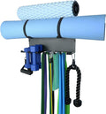  Porte-Accessoires De Fitness,Rangement Pour Équipement D'Entraînement | Support Mural Robust Étagères Gain De Place Pour Salle D'Entraînement Maison Fitness Yoga Garage