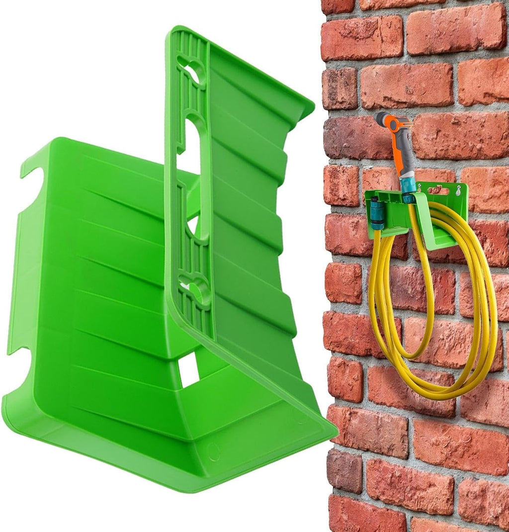  Support Mural Pour Tuyau De Jardin,Support Mural Robuste,Rangement Pour Tuyau De Jardin - Pour Tube, Buse, Terrasse, Rampe, Clôture, Maison, Piscine, Camping-Car, Balcon, Garage, Marine,