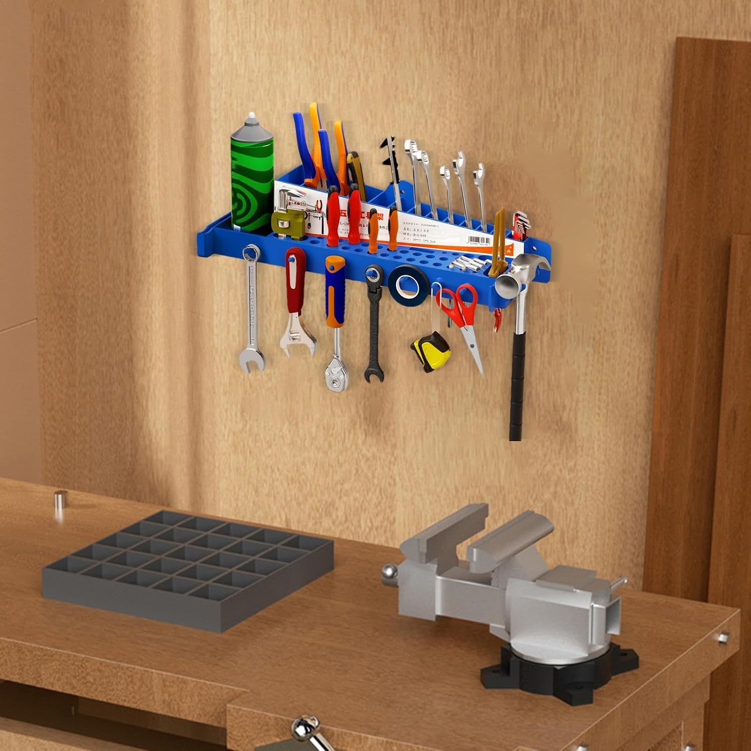 GENERIC Organisateur Mural De Garage | Organisateurs D'outils Et De Rangement De Garage – Organiseur D'outils De Jardin, Rangement D'outils Pour Garages, Ateliers
