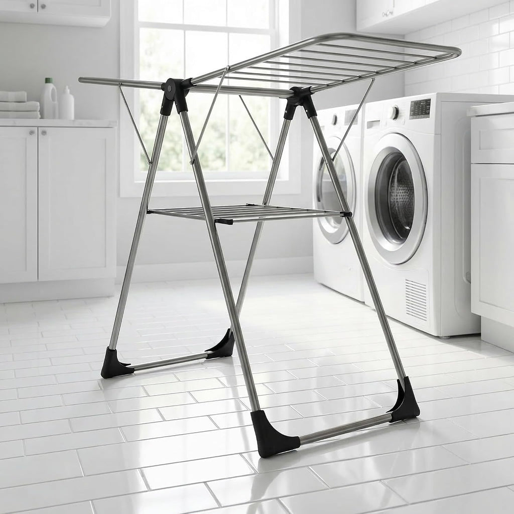  STOBAZA 8 Pièces Protège-pieds Noirs En Plastique Pour Étendoir à Linge, Protection Antidérapante Polyvalente Pour Balcon Et Pelouse, Résistant La Pluie Soleil