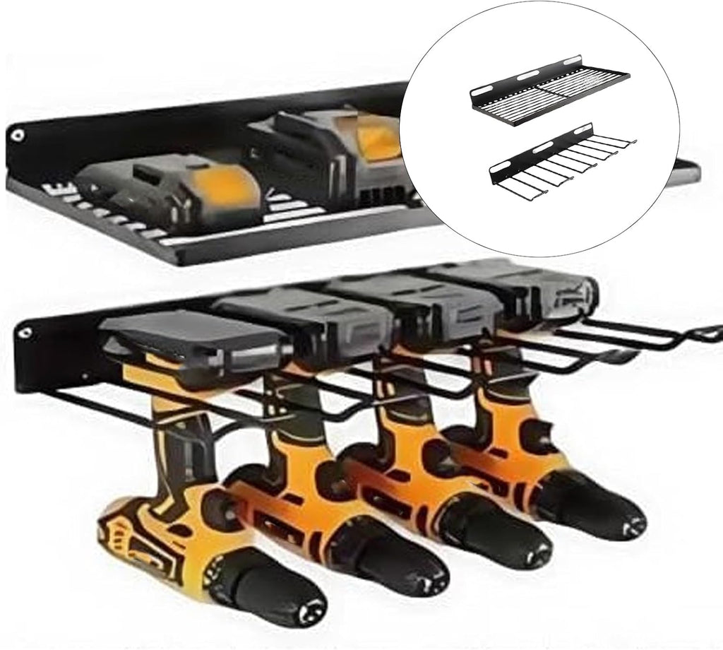  Organisateurs Pour Outils électriques à Main - Panneau Perforé Robuste - Rangement Mural Pour Atelier - Clé à Molette - Outil De Tournevis - Étagère De Rangement Pour Les Mains