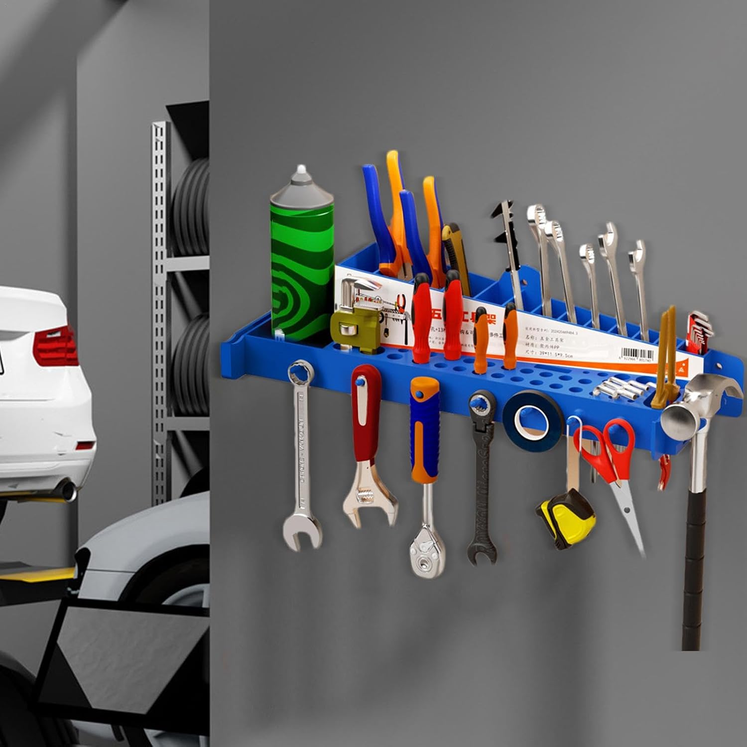GENERIC Organisateur Mural De Garage | Organisateurs D'outils Et De Rangement De Garage – Organiseur D'outils De Jardin, Rangement D'outils Pour Garages, Ateliers