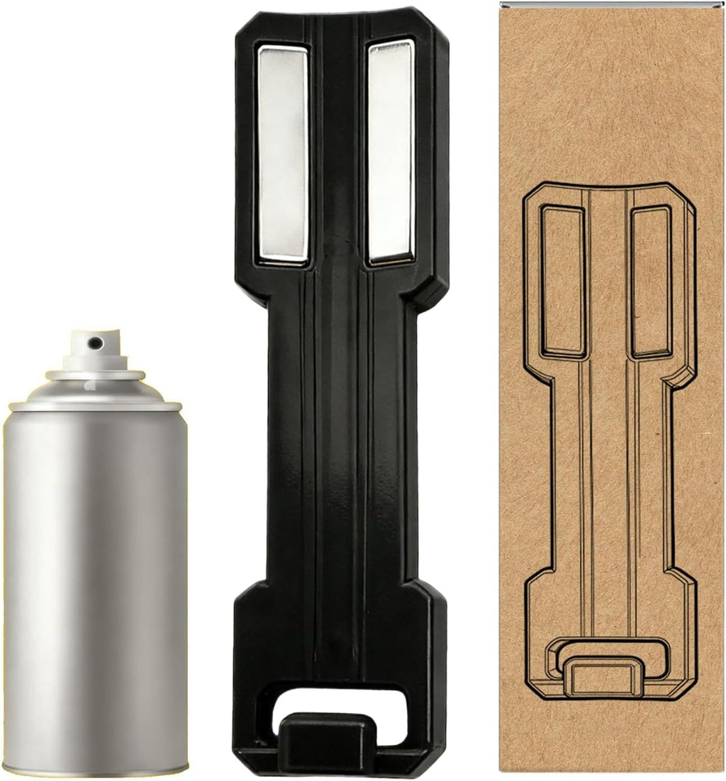 GENERIC Support De Rangement Magnétique Pour Bouteilles, Support Mural, Base Antidérapante Puissante, Fonction D'économie D'espace, Accessoires D'outils, Garage, Atelier, Rouge, 190 Caractères Au Choix