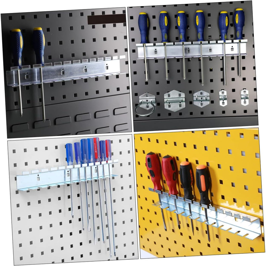  Cabilock Support Mural Pour Tournevis Acier Organisateur Robuste Et Anti-Rouille Montage Facile Pour Rangement Atelier Et Garage