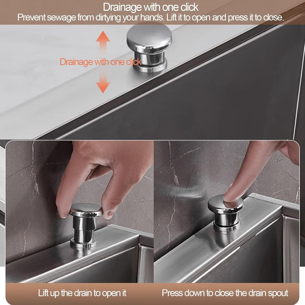 GENERIC Support Pour Balai Et Chariot à Outils De Nettoyage Avec 10 Emplacements, Support De Rangement Mobile Pour Parapluie, Accoudoirs Et Bouton De Vidange, Idéal Pour Un Usage Domestique Et Commercial
