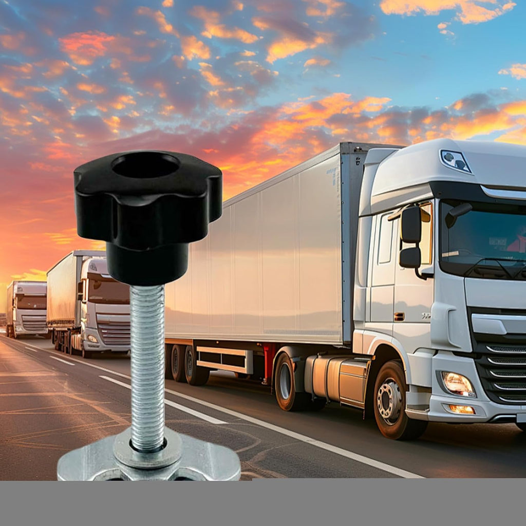  Goupille De Rail L, Raccord De Patte À Tige Filetée Pour Rail L, Pièces Anti-Dérapantes Pour Le Système Et Accessoires De Remplacement Pour Les Camions, Avions, Entrepôts, Garages Et