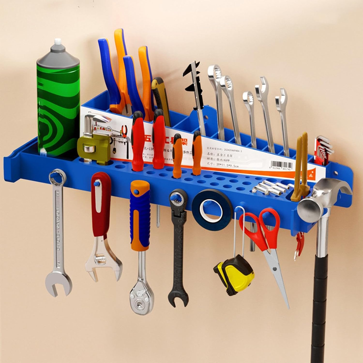  Organisateur D'outils De Garage, Support Mural, Rangement D'organisation De Garage, Support De Rangement De Garage, Organisateur D'outils, Organisateur D'écrous Et De Boulons Pour Garages, 39x