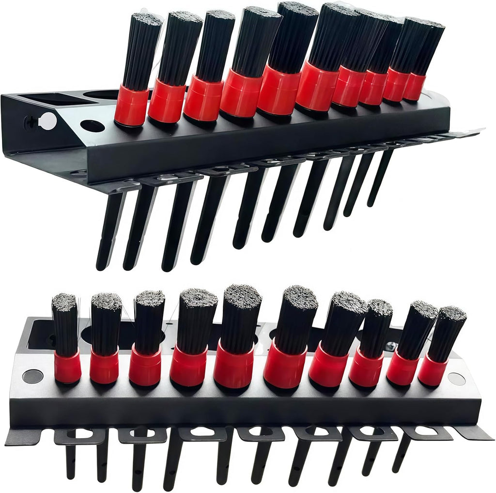 Porte-bouteilles Mural Robuste En Métal Avec 4 Compartiments De Conteneurs Et 8 Ouvertures à Outils Pour Le Rangement Dans Le Garage, L'atelier, Porte-outils Peu Encombrant