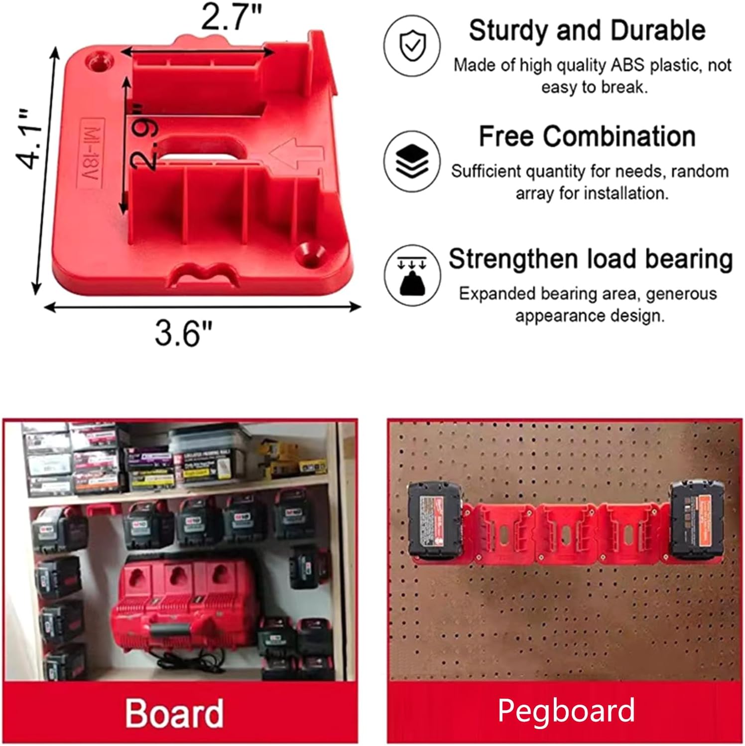  Interfaces D'épissure - Base De Batterie Pour Support De Batterie De La Série 18 V - Personnalisez Vos Besoins De Fixation