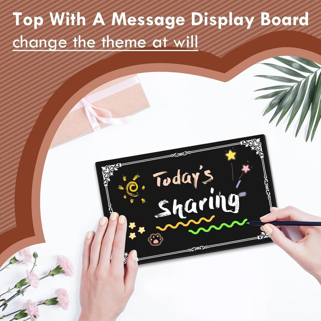 Présentoir à Chips | Organisateur De Snacks Avec Porte-Chips | Support Tournant 360° Avec Tableau D'Affichage, Base En Bois Organisateur De Stockage Alimentaire Pour Bonbons Et Maison Magasin