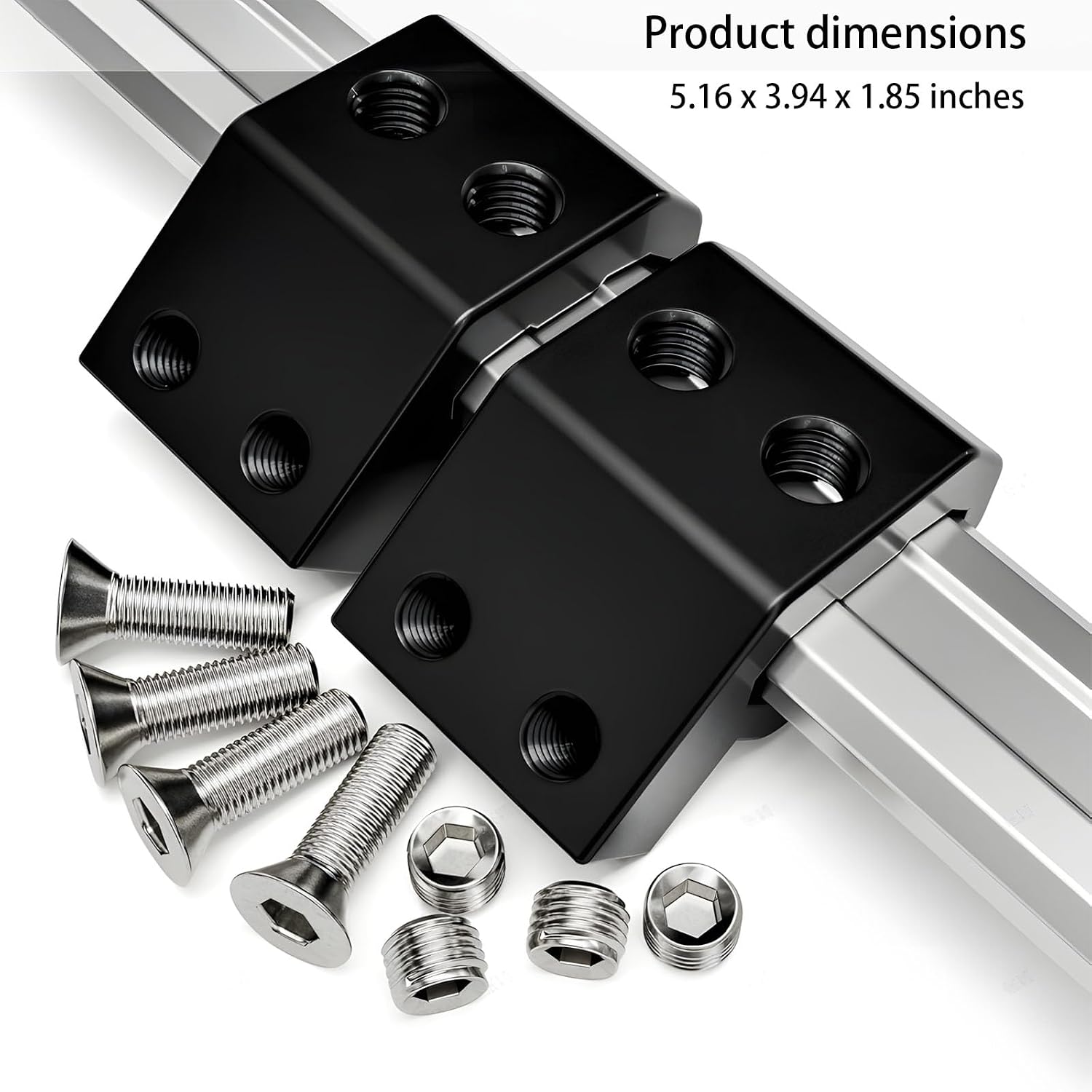  Supports De Montage Sur Rails, Supports, Pinces De Support, Y Compris Tout Le Matériel Pour Une Installation Facile, Systèmes De Rail, Pince