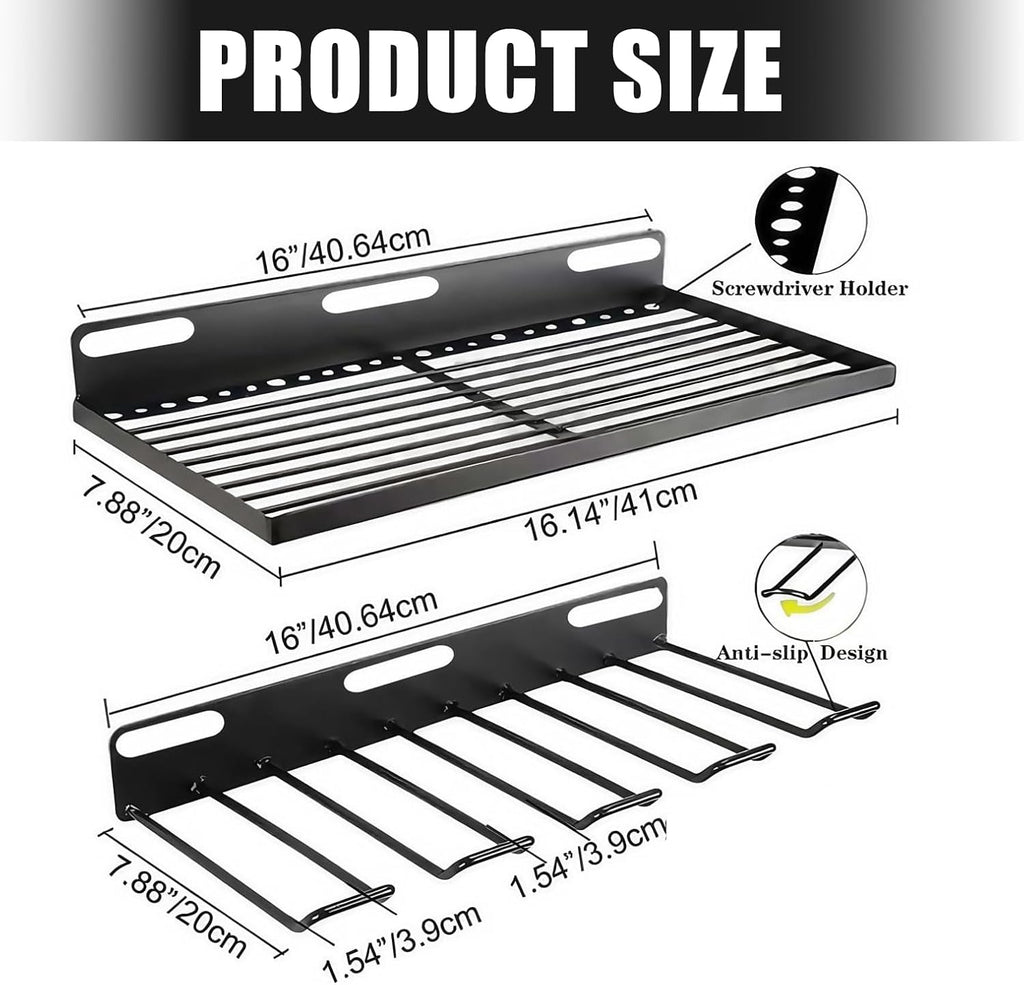  Support Mural Pour Outils électriques Pour Perceuse, Tournevis, Rangement Robuste Pour Outils De Rangement