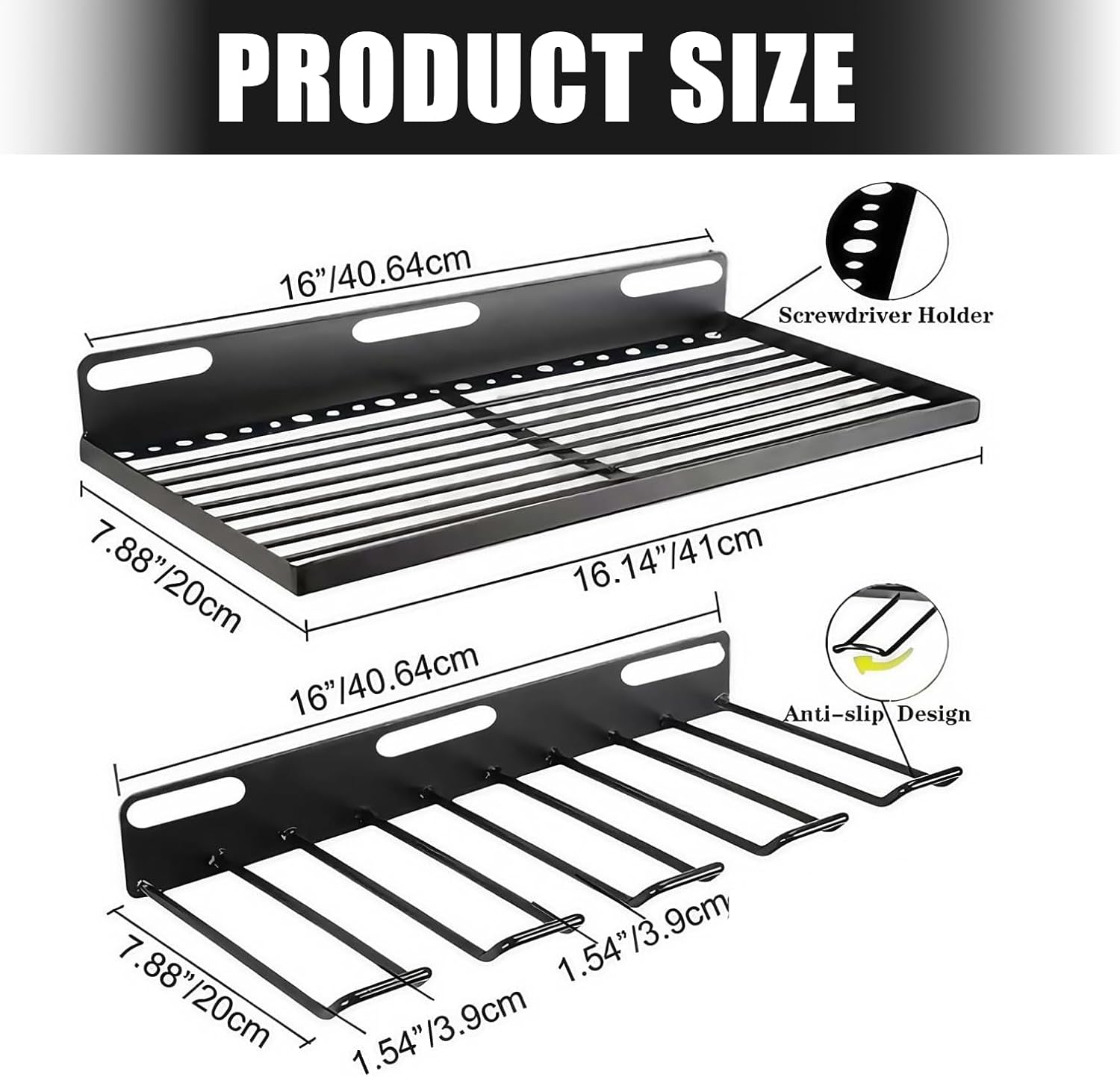  Support Mural Pour Outils électriques Pour Perceuse, Tournevis, Rangement Robuste Pour Outils De Rangement