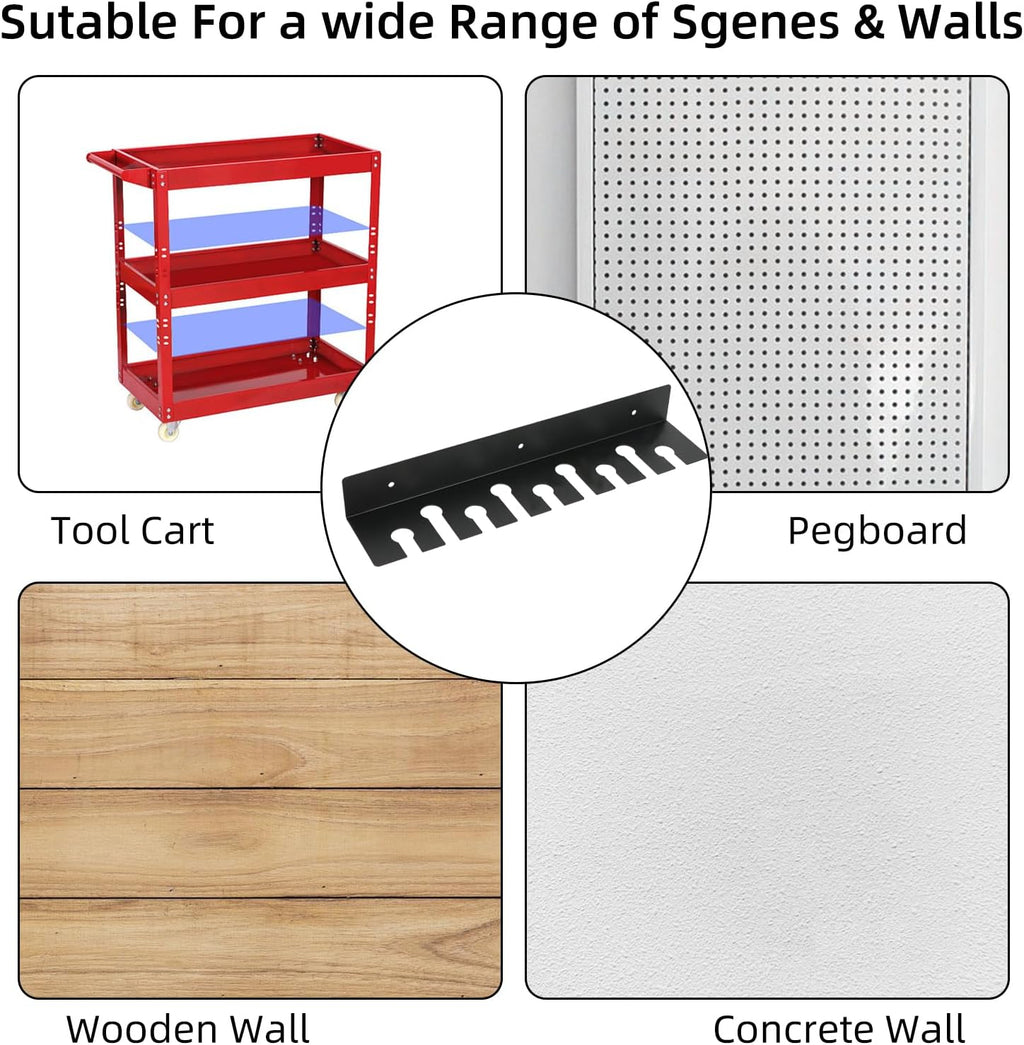  Support Mural Pour Outils – Support Pour Marteaux Pour Atelier, Abri De Jardin, Garage Et Bibliothèque D'outils à Domicile (support Inclus)