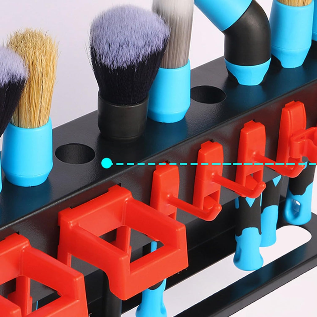 GENERIC Support Pour Flacon Pulvérisateur – Organiseur Mural Pour Outils Pneumatiques, 45 X 15,5 X 6 Cm – Outils De Nettoyage Avec Design Multifonctionnel – Porte-bouteilles Avec Support Pour Bouteilles De