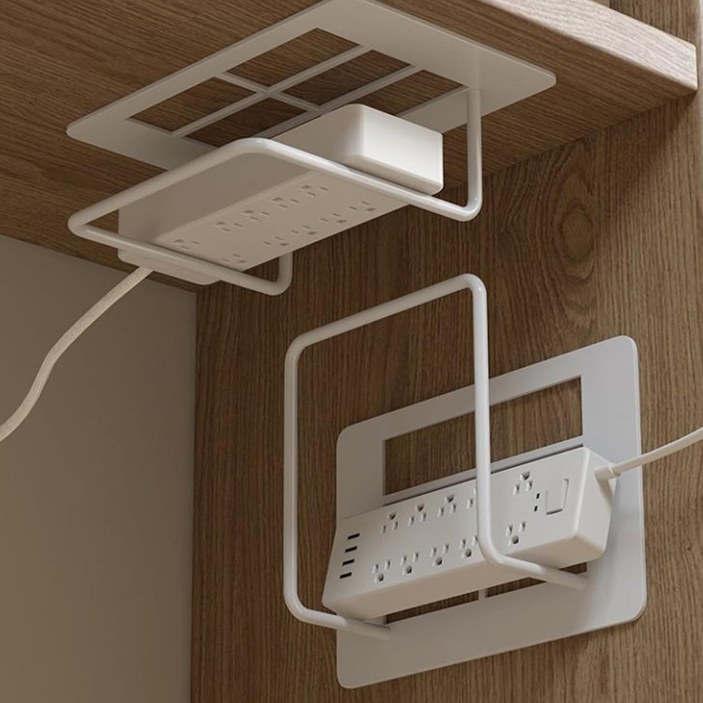  Xuancai Support Mural En Métal Robuste Pour Organiser Les Appareils, Les Adaptateurs D'alimentation, Les Télécommandes Pour Les Dortoirs, Les Petits Espaces, Support De Rangement Mural