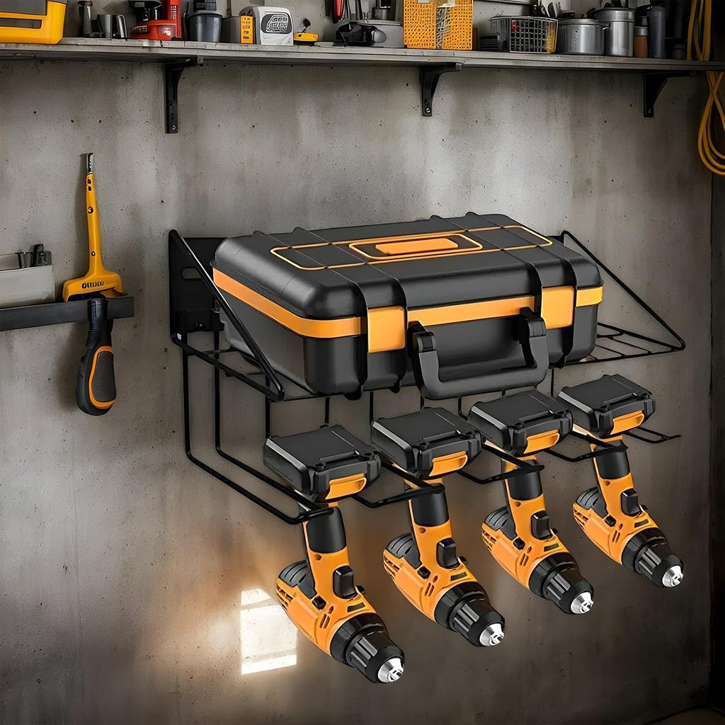  Générique Range-outils Mural - Supports Métalliques Robustes Et Rangement | Range-perceuses,pour Atelier, Garage, Maison, Rangement, Cabane
