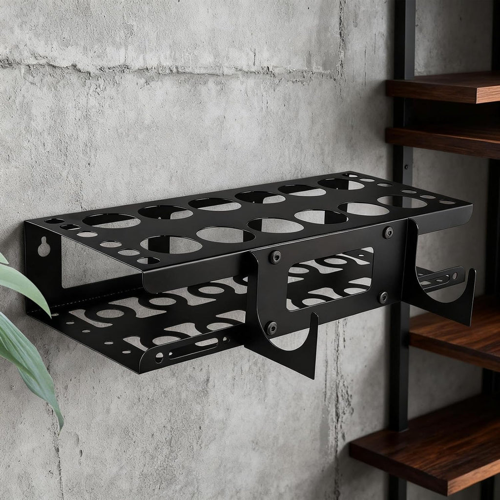 GENERIC Support De Rangement, 12 Emplacements De Grande Capacité, Organisateur De Rangement Pour Tube De Calfeutrage | Pour Salon, Dortoir, Atelier De Réparation à Domicile, Atelier