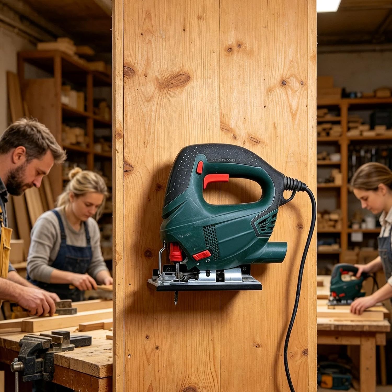 GENERIC Support Mural Pour Scie | Support Mural Universel En Métal Robuste Et Peu Encombrant Pour Jardin, Atelier, Magasin D'intérieur