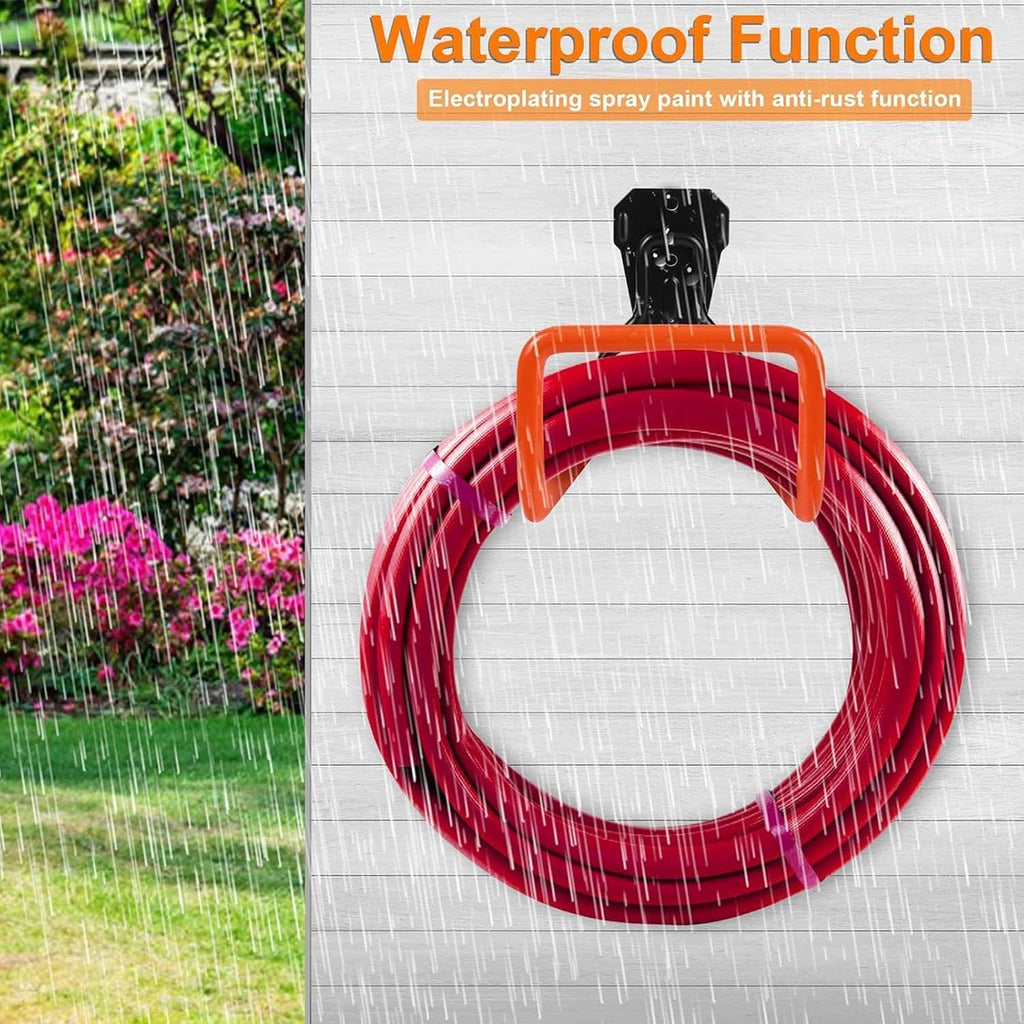  Crochets De Garage Très Robustes Et Pratiques | Crochets Muraux Robustes Pour Outils, Utilitaires Pour Jardin Et Pelouse - Pour Atelier Arrière-Cour Abri Sous-Sol Jardin Câble Tuyau Balai Éche