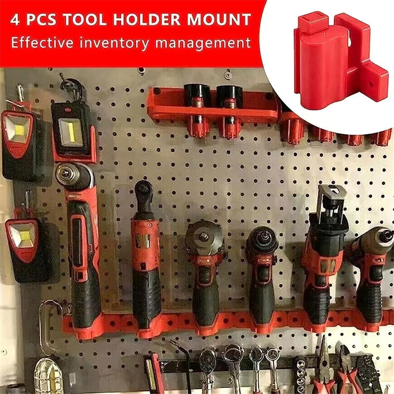  Support Mural Pour Outils électriques - Support Robuste Pour Batterie 12 V