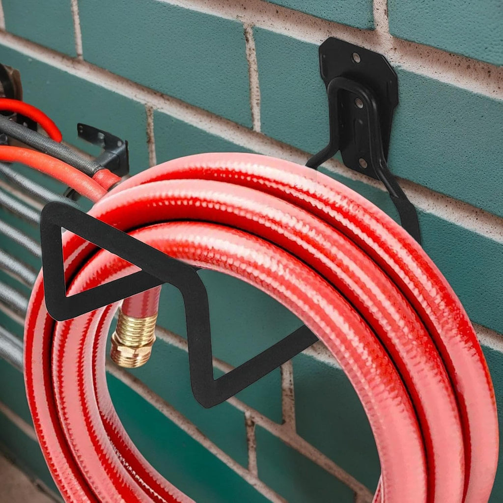  Crochet De Garage | Crochets Mural Grande Robustesse | Organisateur Métallique Intérieur Extérieur, Porte-Outils Pour Tuyau, Échelle, Râteau, Pelle