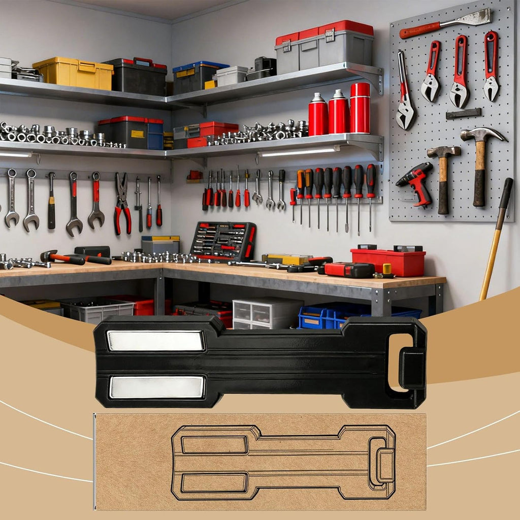 GENERIC Support Magnétique Pour Pulvérisateur, Support Mural, Organiseur De Canettes De Peinture Avec Aimant Puissant, Outil De Rangement Pour La Maison, Le Garage, L'atelier, Les Accessoires, Le