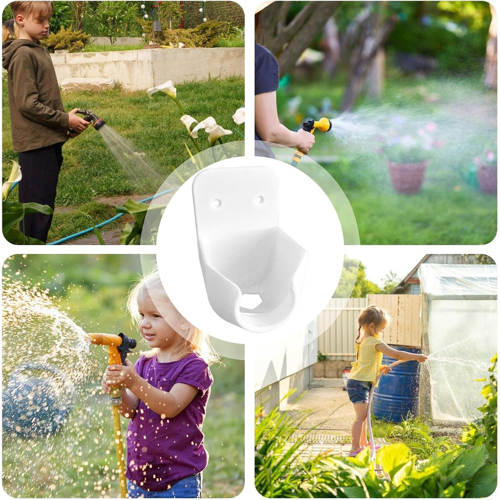  Generisch Support Pour Embouts De Tuyau - Support De Buse D'arrosage Et Organisateur De Rangement, Support Mural Pour Pulvérisateur | Pour Jardin, Pelouse, Irrigation, Terrasse, Arrière-cour, Garage