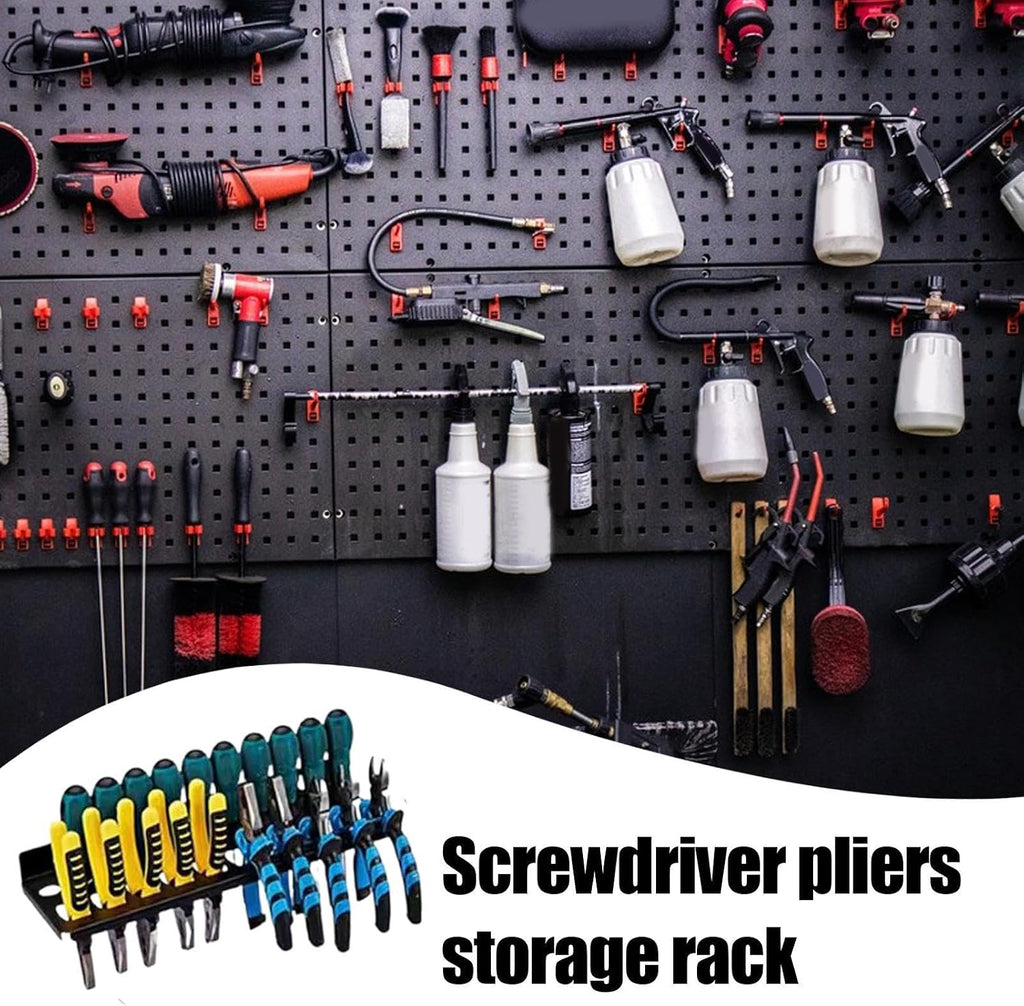  Organiseur De Tournevis, Porte-outils Mural Multifonction Peu Encombrant, Idéal Pour Garage, Atelier, Outils De Mécanicien, 35 X 9 Cm
