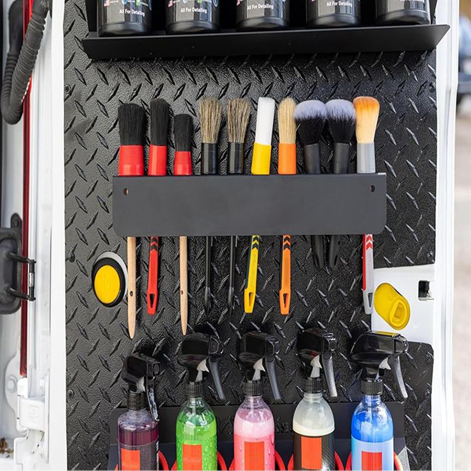 GENERIC Organiseur De Pinceaux De Détail, Organisateur Mural D'outils De Voiture, Organisation De Garage Pour Chambre Intérieure, Camion, Remorque, échelle, Jardin, Van, Espaces De Travail