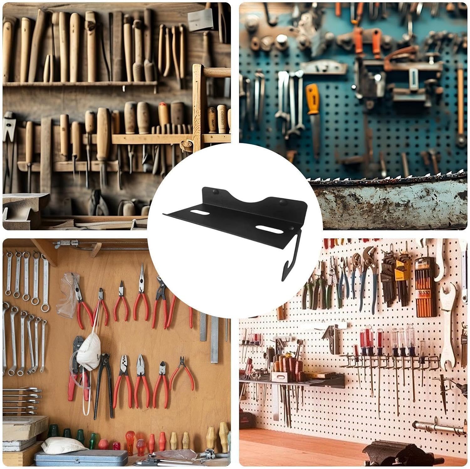  Générique Porte-Scie Sauteuse Rack,Organisateur Metallique Pour Outils Electriques | Rangement Pour Scie Sauteuse,Pour Atelier, Abri, Garage, Maison, Sous-Sol, Appartement