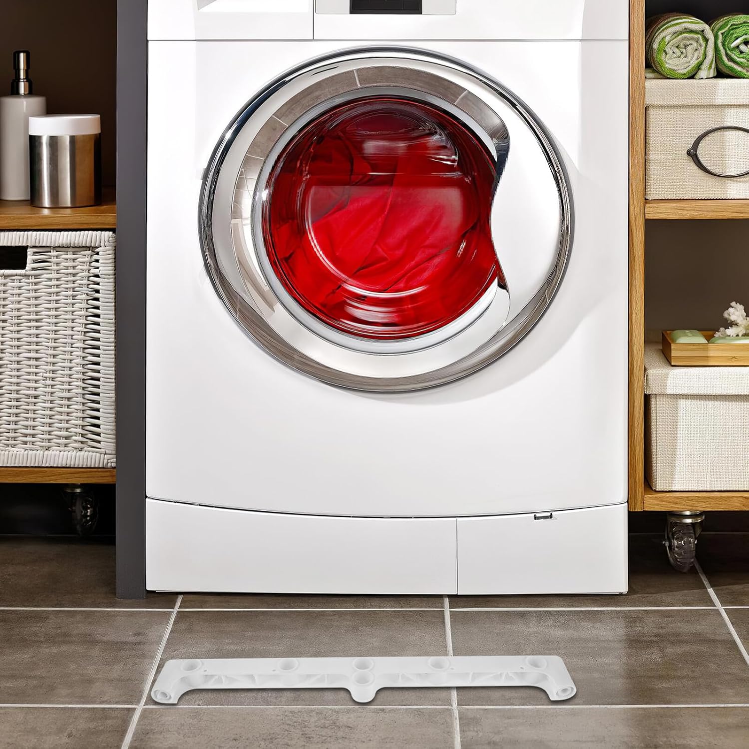  Ciieeo Support De Séchoir à Linge Plastique 44 CM Trou 19 CM Lot De 6 Pièces Détachées Pour Étendoir Suspendu Accessoires Résistants à La Chaleur Optimisation Espace Pour Chambre Et