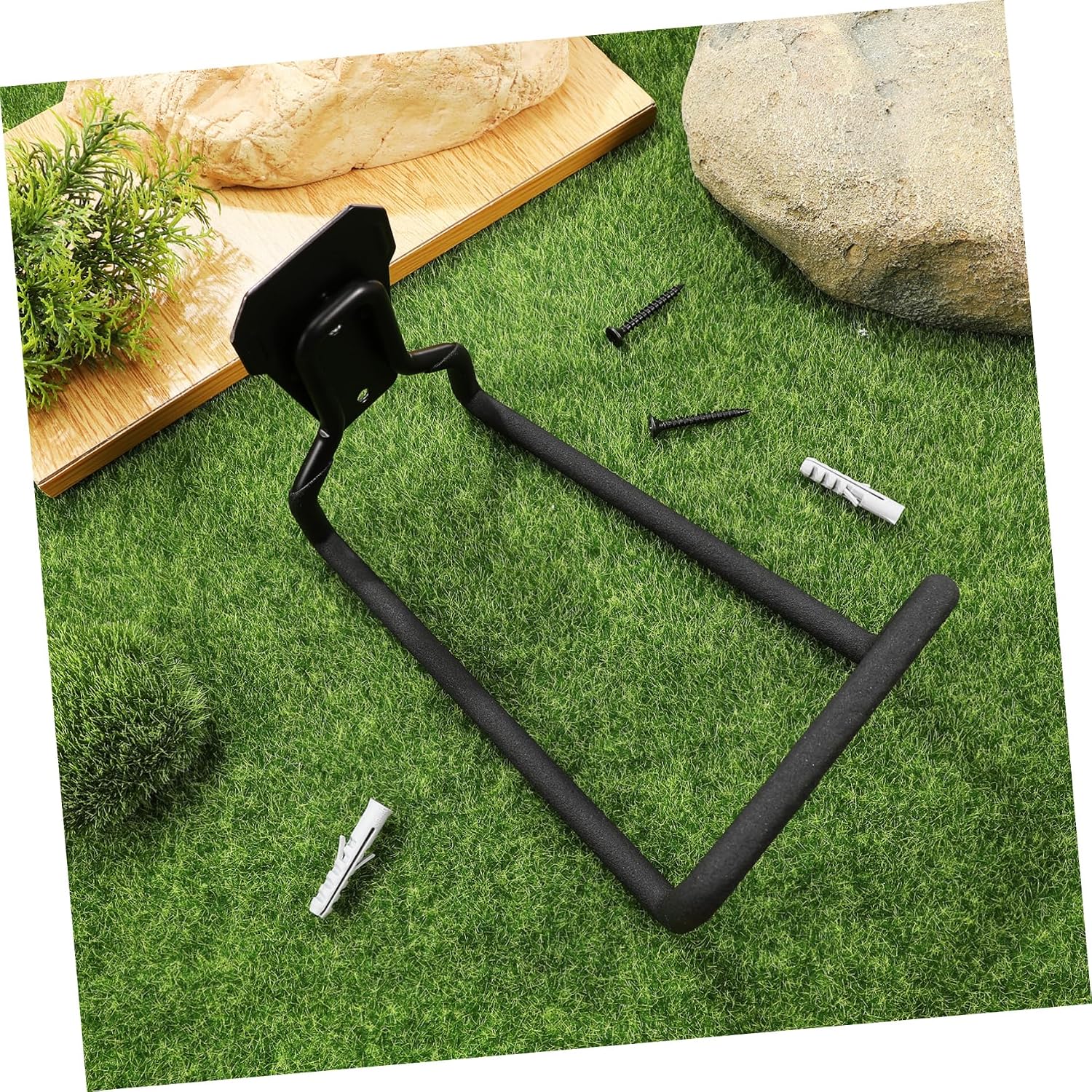  BESTonZON Support Mural De Rangement Pour Tuyaux Arrosage Et Outils Utilitaires Pour Garage Et Jardin Organisation Et Économisante